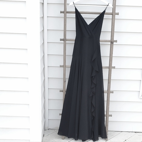 ASTR The Label Black Maxi Dress Size L - Picture 3 of 6